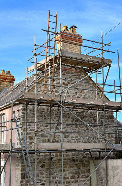 Scaffold for Masonry and chimney repairs in Northants Scaffold for Masonry and chimney repairs in Northants