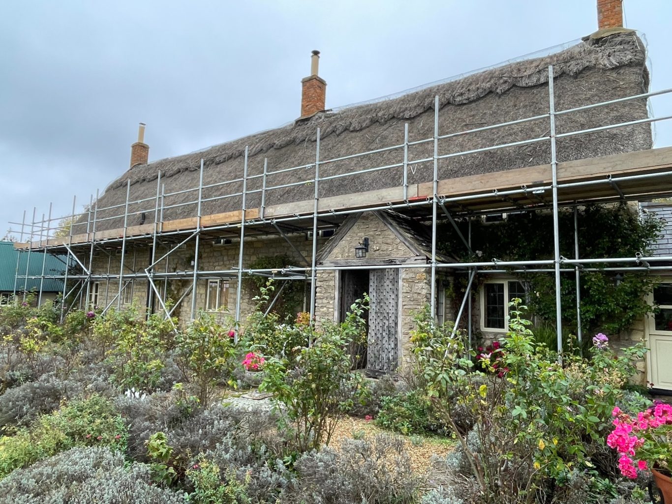Scaffolding for re-thatching in Hanslope Scaffolding for re-thatching in Hanslope