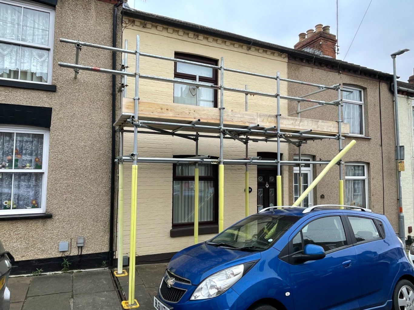 Scaffolding for external decoration in Northampton Scaffolding for external decoration in Northampton